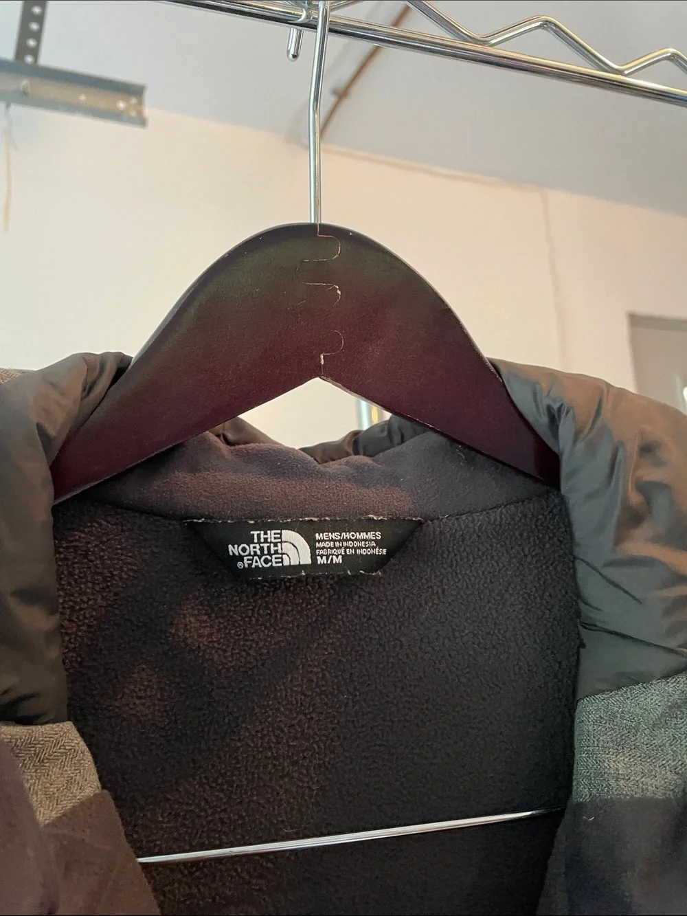 The North Face Men's Hooded Raincoat in Heather Gray